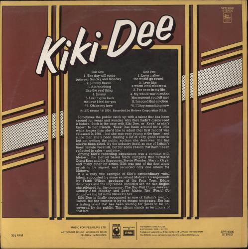 Kiki Dee Kiki Dee vinyl LP album (LP record) UK KDELPKI458770