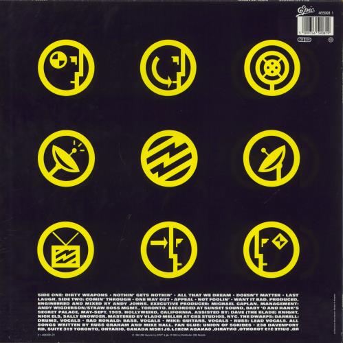 Killer Dwarfs Dirty Weapons - 'Epic Rock' sticker vinyl LP album (LP record) Dutch KA7LPDI806592