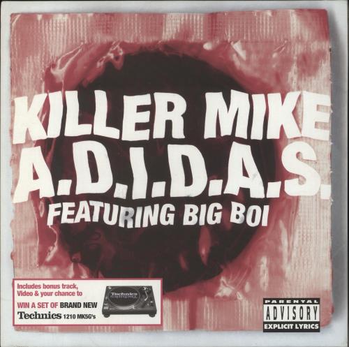 Killer Mike A.D.I.D.A.S. 12" vinyl single (12 inch record / Maxi-single) UK K/M12AD853457