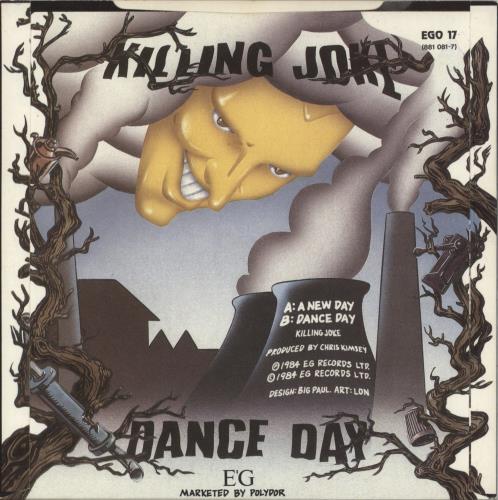 Killing Joke A New Day 7" vinyl single (7 inch record / 45) UK KIL07AN164989