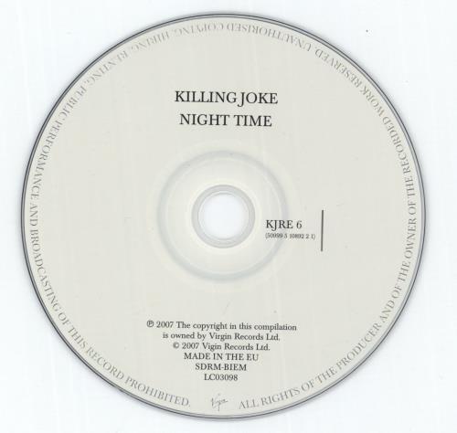 Killing Joke Night Time CD album (CDLP) UK KILCDNI423946