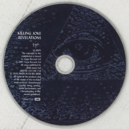 Killing Joke Revelations CD album (CDLP) UK KILCDRE328489