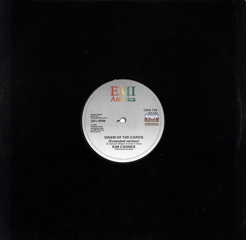 Kim Carnes Draw Of The Cards 12" vinyl single (12 inch record / Maxi-single) UK CNS12DR569166