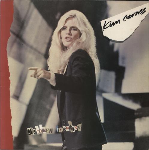 Kim Carnes Mistaken Identity - Factory Sample vinyl LP album (LP record) UK CNSLPMI793950