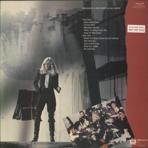 Kim Carnes Mistaken Identity - Factory Sample vinyl LP album (LP record) UK CNSLPMI793950