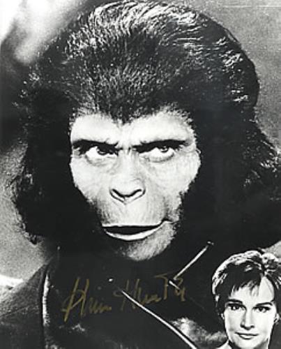 Kim Hunter Zira - Autographed photograph UK KH2PHZI263017