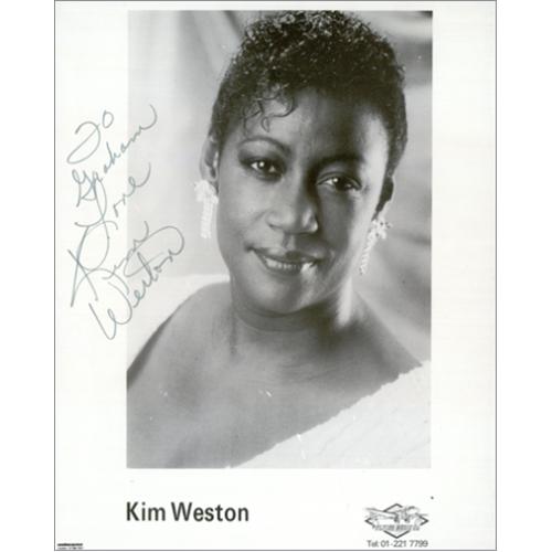 Kim Weston Autographed Publicity Photograph photograph UK KIMPHAU421067