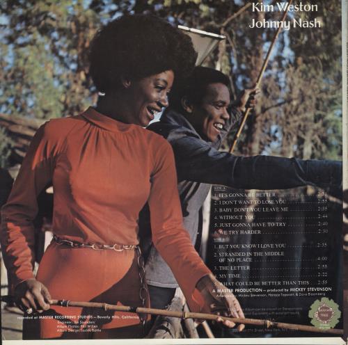 Kim Weston Johnny Nash & Kim Weston vinyl LP album (LP record) US KIMLPJO700037