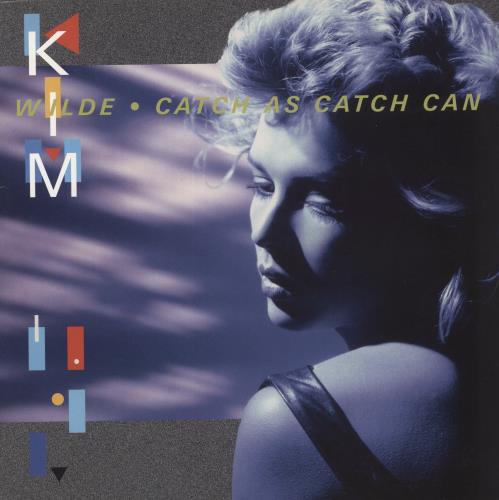 Kim Wilde Catch As Catch Can - Clear with Blue Splatter Vinyl vinyl LP album (LP record) UK WILLPCA882021
