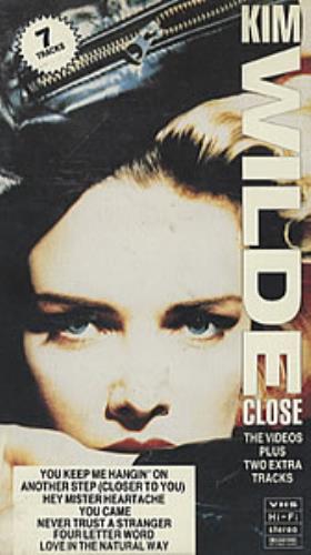 Kim Wilde Close The Videos video (VHS or PAL or NTSC) UK WILVICL39729