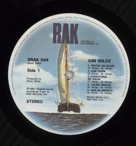 Kim Wilde Kim Wilde - Price Attack sticker vinyl LP album (LP record) UK WILLPKI881114