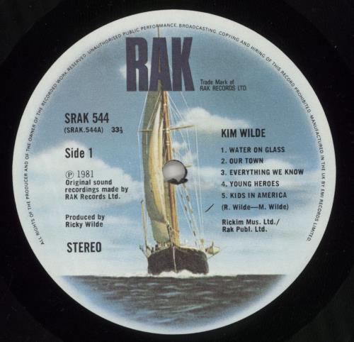Kim Wilde Kim Wilde vinyl LP album (LP record) UK WILLPKI343188
