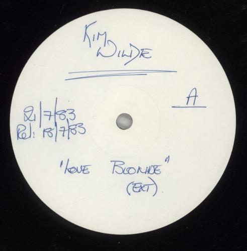 Kim Wilde Love Blonde - Test Pressing 12" vinyl single (12 inch record / Maxi-single) UK WIL12LO190340
