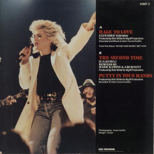 Kim Wilde Rage To Love 12" vinyl single (12 inch record / Maxi-single) UK WIL12RA38037
