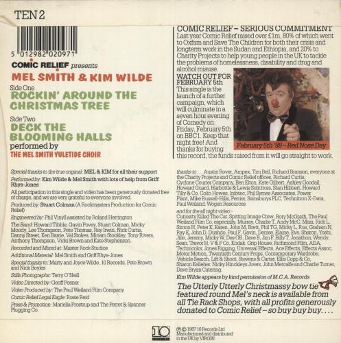 Kim Wilde Rockin' Around The Christmas Tree 7" vinyl single (7 inch record / 45) UK WIL07RO40478