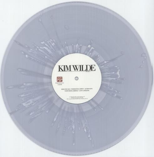 Kim Wilde Select - Clear with White Splatter Vinyl vinyl LP album (LP record) UK WILLPSE882019