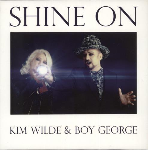 Kim Wilde Shine On - Blue Vinyl 7" vinyl single (7 inch record / 45) UK WIL07SH881119