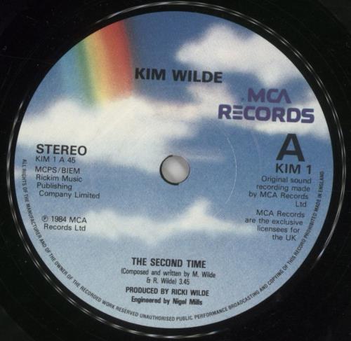 Kim Wilde The Second Time 7" vinyl single (7 inch record / 45) UK WIL07TH39734