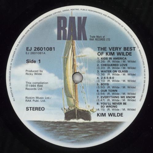 Kim Wilde The Very Best Of - Price Attack sticker vinyl LP album (LP record) UK WILLPTH881111