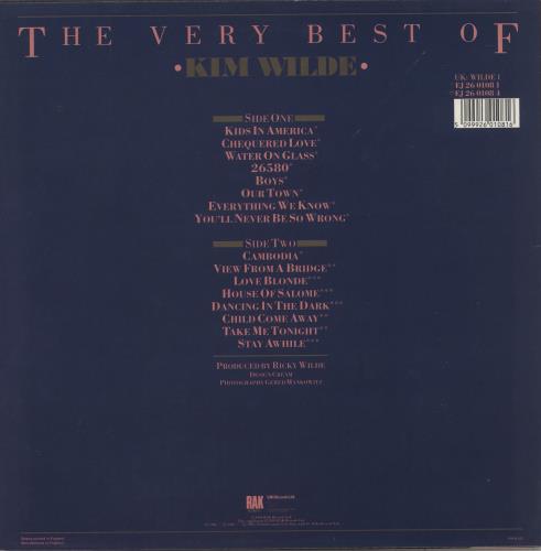 Kim Wilde The Very Best Of - Price Attack sticker vinyl LP album (LP record) UK WILLPTH881111