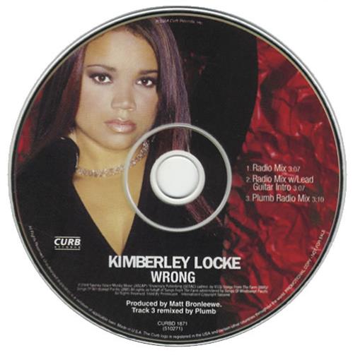 Kimberley Locke Wrong CD single (CD5 / 5") US KIBC5WR306374