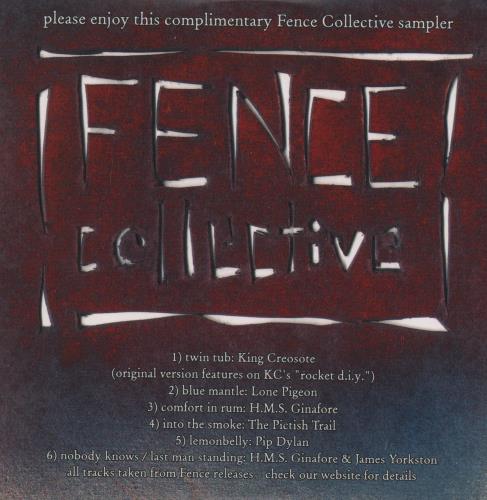 King Creosote Fence Collective Sampler CD album (CDLP) UK KCCCDFE665827