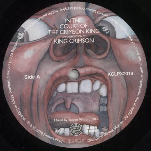 King Crimson In The Court Of The Crimson King - 200 Gram 2-LP vinyl record set (Double LP Album) UK KNC2LIN851284