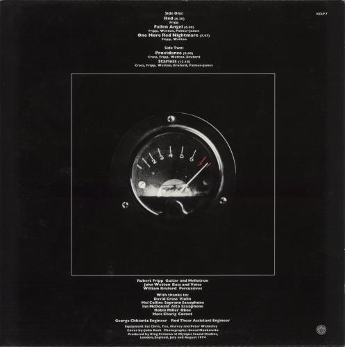 King Crimson Red - 200 Gram Vinyl vinyl LP album (LP record) UK KNCLPRE871634