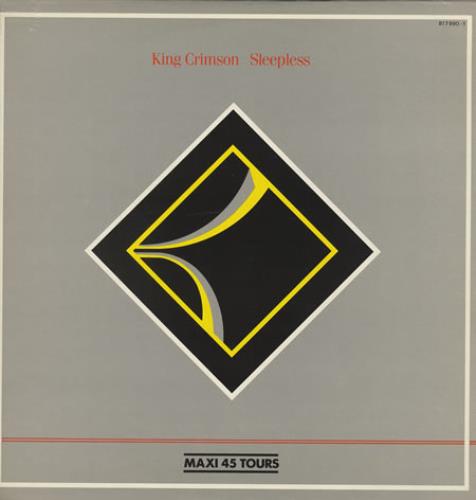 King Crimson Sleepless - FRA 12" vinyl single (12 inch record / Maxi-single) French KNC12SL150729