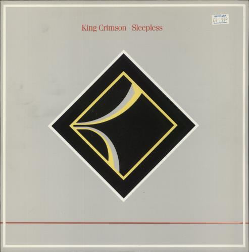 King Crimson Sleepless - Price Stickered 12" vinyl single (12 inch record / Maxi-single) UK KNC12SL821349