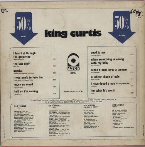 King Curtis King Curtis vinyl LP album (LP record) French K.CLPKI647657