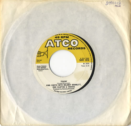 King Curtis Teasin' 7" vinyl single (7 inch record / 45) UK K.C07TE561764