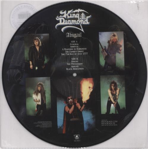 King Diamond Abigail picture disc LP (vinyl picture disc album) UK KDIPDAB729523