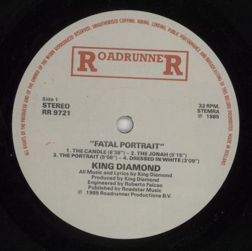 King Diamond Fatal Portrait vinyl LP album (LP record) Dutch KDILPFA606771