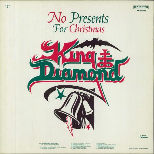 King Diamond No Presents For Christmas 12" vinyl single (12 inch record / Maxi-single) UK KDI12NO105123