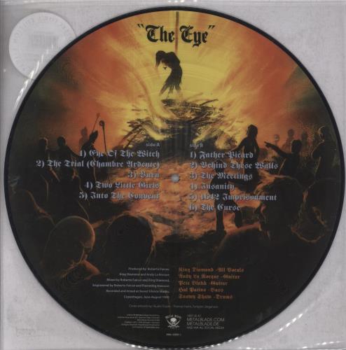 King Diamond The Eye picture disc LP (vinyl picture disc album) Dutch KDIPDTH835186