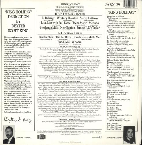 King Dream Chorus King Holiday 12" vinyl single (12 inch record / Maxi-single) UK Q3Z12KI190331