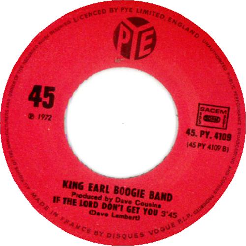 King Earl Boogie Band Plastic Jesus 7" vinyl single (7 inch record / 45) French KEQ07PL414766