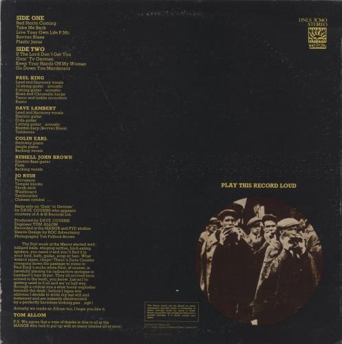 King Earl Boogie Band Trouble At Mill vinyl LP album (LP record) UK KEQLPTR768883