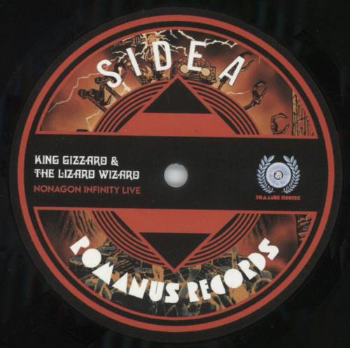 King Gizzard And The Lizard Wizard Nonagon Infinity Live - Tyumi Steel Holographic vinyl LP album (LP record) US KZSLPNO881892