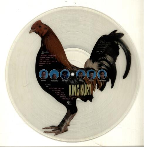 King Kurt Big Cock picture disc LP (vinyl picture disc album) UK K-KPDBI693805