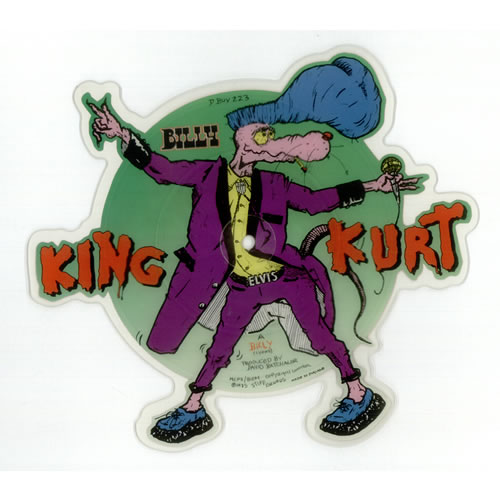 King Kurt Billy shaped picture disc (picture disc vinyl record) UK K-KSHBI522842