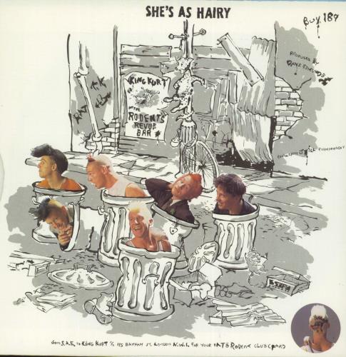 King Kurt Destination Zulu Land 7" vinyl single (7 inch record / 45) UK K-K07DE408917