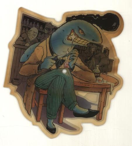 King Kurt Mack The Knife - Tea-stained shaped picture disc (picture disc vinyl record) UK K-KSHMA691832