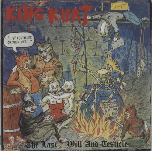 King Kurt The Last Will And Testicle vinyl LP album (LP record) US K-KLPTH687549