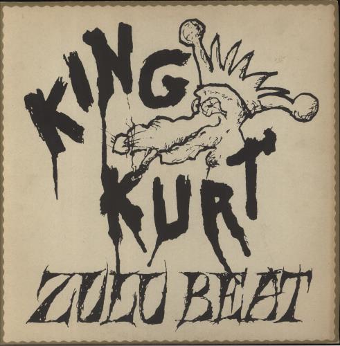 King Kurt Zulu Beat - Green Marbled Vinyl 12" vinyl single (12 inch record / Maxi-single) UK K-K12ZU858196