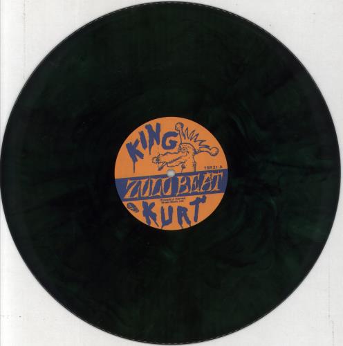 King Kurt Zulu Beat - Green Marbled Vinyl 12" vinyl single (12 inch record / Maxi-single) UK K-K12ZU858196