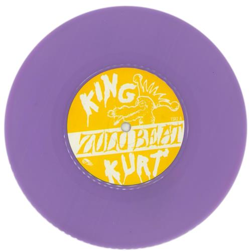 King Kurt Zulu Beat - Lilac Vinyl 7" vinyl single (7 inch record / 45) UK K-K07ZU867753