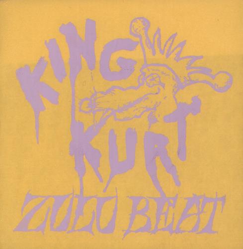 King Kurt Zulu Beat - Purple Splatter Vinyl 7" vinyl single (7 inch record / 45) UK K-K07ZU867720