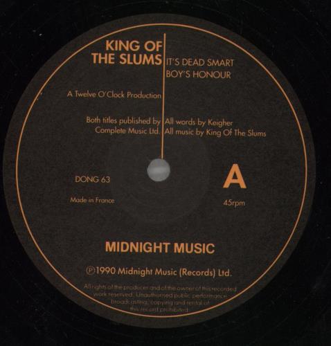 King Of The Slums It's Dead Smart 12" vinyl single (12 inch record / Maxi-single) UK KTS12IT502149